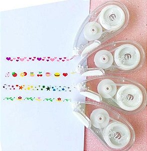 Fita Decorativa Brw 5mm X 3m Kit 4 Estampas - CF1006