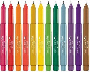 Caneta Fine Ponta Fina 0.4mm Faber Castell - FPB/ES70ZF