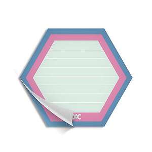 Bloco Para Anotações Hello Exagono com 30 Folhas 90g – DAC4059