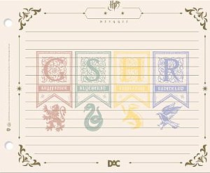 REFIL DE FOLHAS PARA MINI FICHÁRIO HARRY POTTER - DAC 4178RE