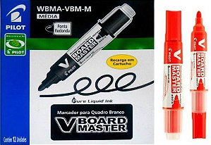 Pincel Quadro Branco cor Vermelha Wbma-Vbm - PILOT