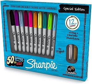 SHARPIE Edição Especial 12 Peças Marcador Permanente - 1909896