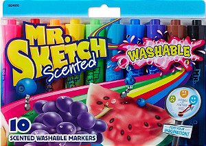 Marca Texto Aromatizado Mr Sketch Lavável 10 Cores - 1924010