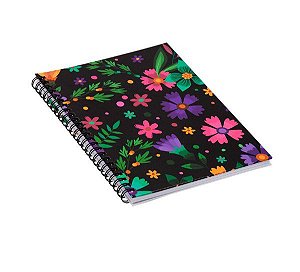 Caderno Capa Dura Flores NB4540