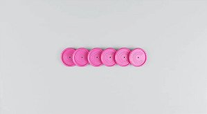 Disco + elástico M Rosa CI231006