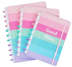 Caderno Inteligente Good Vibes By Indy Grande CIGD4140