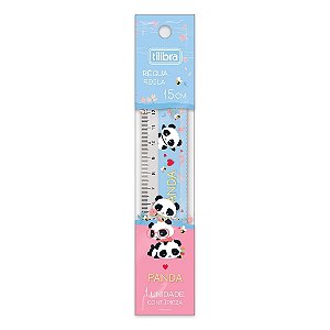 Régua em Poliestireno 15cm Panda TILIBRA 346560