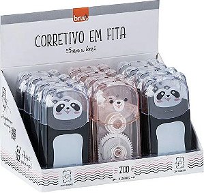 Corretivo em Fita Zoo 5 mm x 6 m 2 Cores  Sortidas - BRW CFT1007