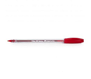 Caneta Esferográfica Trilux Vermelha Faber Castell - 032/VM