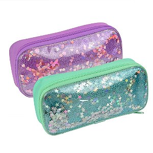 ESTOJO LOVE BREEZE BAÚ COM GLITTER CORES SORTIDAS – 4342 DAC
