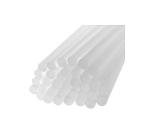 BASTÃO DE COLA QUENTE SEMI TRANSPARENTE - FINO - 7,5X300MM