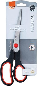 TESOURA 17 CM CABO EMBORRACHADO BRW - TE1702