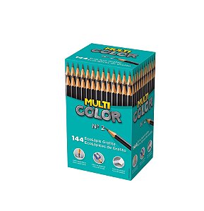 ECOLAPIS GRAFITE MULTICOLOR CX C/ 144  - FABER CASTELL 800MULT