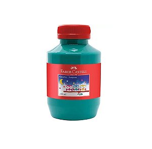 TINTA GUACHE  VERDE CLARO 250ML FABER CASTELL - GUA/250VC