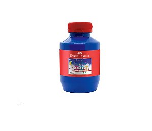TINTA GUACHE  AZUL 250ML FABER CASTELL - GUA/250AZ
