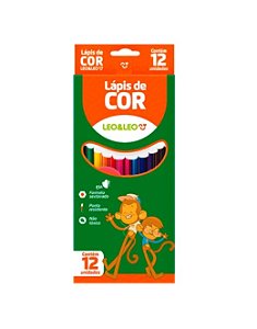 LAPIS DE COR 12 CORES REDONDO FLEX LEO E LEO - 4692