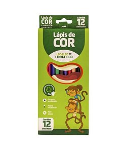 LAPIS 12 CORES RESINA SEXTAVADO FLEX ECOLOGICO - LEO E LEO - 4220