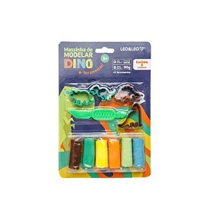 MASSA DE MODELAR KIT DINOSSAURO LEO E LEO - 73536