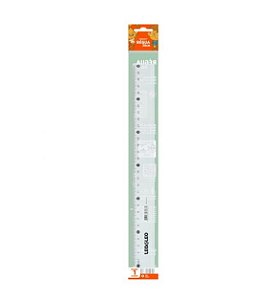 RÉGUA PLASTICA 30CM LEO E LEO - 4327