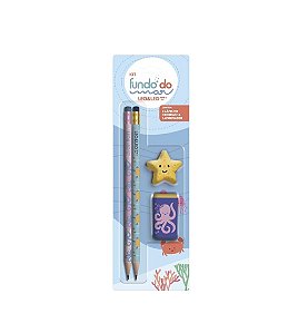 LAPIS KIT FUNDO DO MAR LEO E LEO - 72309