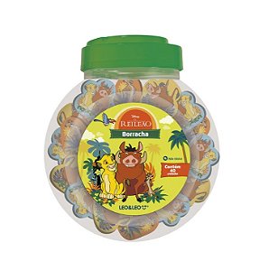 BORRACHA DECORADA REI LEAO LEO E LEO - 72711