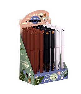 CANETA APAGÁVEL GEL 0.7mm URSINHOS - AZUL/PRETA/VERMELHA -  LEO&LEO 97970