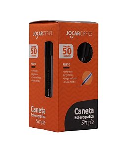 Caneta Esf.Simple Media Preta - Jocar Office 97689