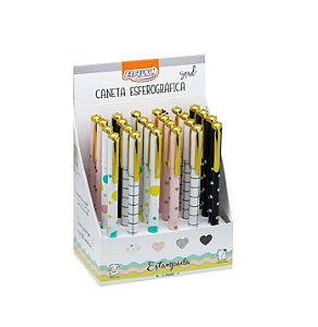 Caneta esferográfica 0.7mm Estampada CA0038 Brw