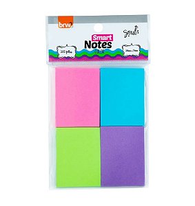 Bloco Smart Notes Color c/ 4 - BRW BA3891