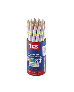 LAPIS COR TRIS RAINBOW PASTEL 901149