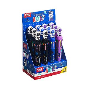 Caneta Esferográfica Tris Astro – 10 Cores – 905024
