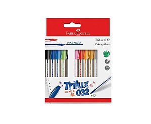 CANETA TRILUX COLORS C/ 10  FABER CASTELL - SM/032ESC10