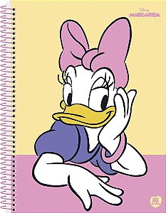 Caderno Universitário 1 matéria 80 Folhas MARGARIDA - ANIMATIVA 10292