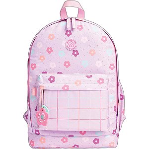 Mochila de Costas Académie Floral Rosa TILIBRA 355305