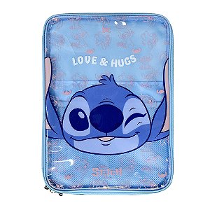 PASTA DAC CRIATIVA UNIVERSITÁRIA COM BOLSOS INTERNOS – STITCH – DAC 4794