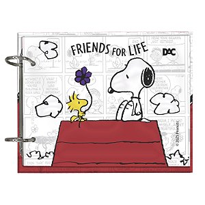 MINI FICHARIO HORIZONTAL DAC – SNOOPY – COM 80 FOLHAS DECORADAS 90G – DAC C5192