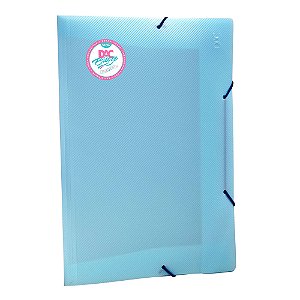 Pasta Aba Elástica Ofício Sem Lombo Azul DAC Breeze – 801PP-AZ