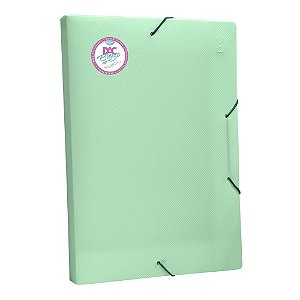 Pasta Aba Elástica Ofício com Lombo de 2 cm Verde DAC Breeze – 802PP-VD