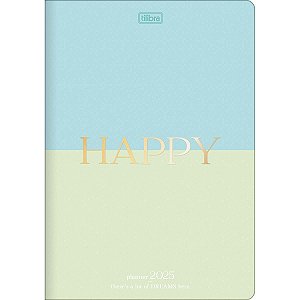 Planner Grampeado  Happy 90 G 2025 TILIBRA 314315