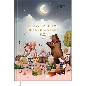 Agenda Costurada Diária Petit  Loveland 2025 TILIBRA 354902