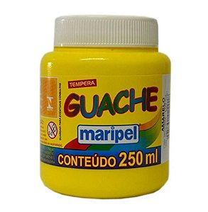 Tinta Guache  250 ml Amarelo MARIPEL 7251