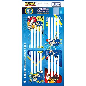 Etiqueta Escolar Adesiva Sonic TILIBRA 343030
