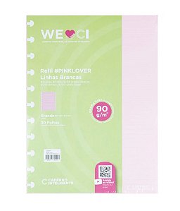 REFIL PAUTADO #PINKLOVER - CIRG4049