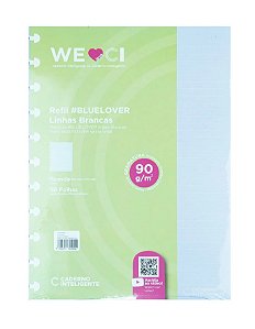 REFIL PAUTADO #BLUELOVER - CIRG4050