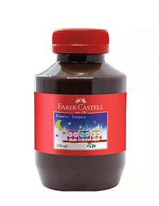 TINTA GUACHE MARROM 250ML FABER CASTELL - GUA/250MR