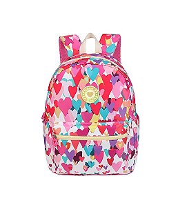 MOCHILA SWEET LOVE PINK HEARTS - MOLIN - 40244