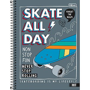 Caderno Espiral Capa Dura Universitário 20 Matérias Hit Masculino 320 Folhas - TILIBRA 357120