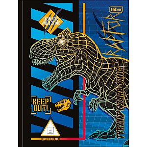 Caderno Quadriculado Universitário Raptor 1 cm x 1 cm Brochura 40 fls. - Tilibra 350401