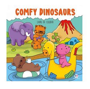 Bobbie Goods - COMFY DINOSAURS - Livro de Colorir - 48 Páginas - 3676340654