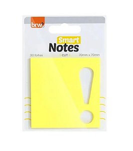 BLOCO SMART NOTES 70X70MM CUT WOW 30 FLS BRW BA0352